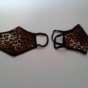 Leopard face mask